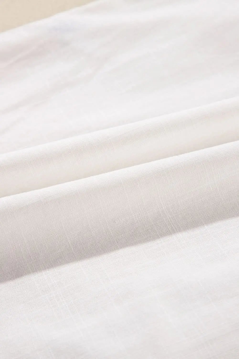 Embroidered white floral shirt - Love Salve